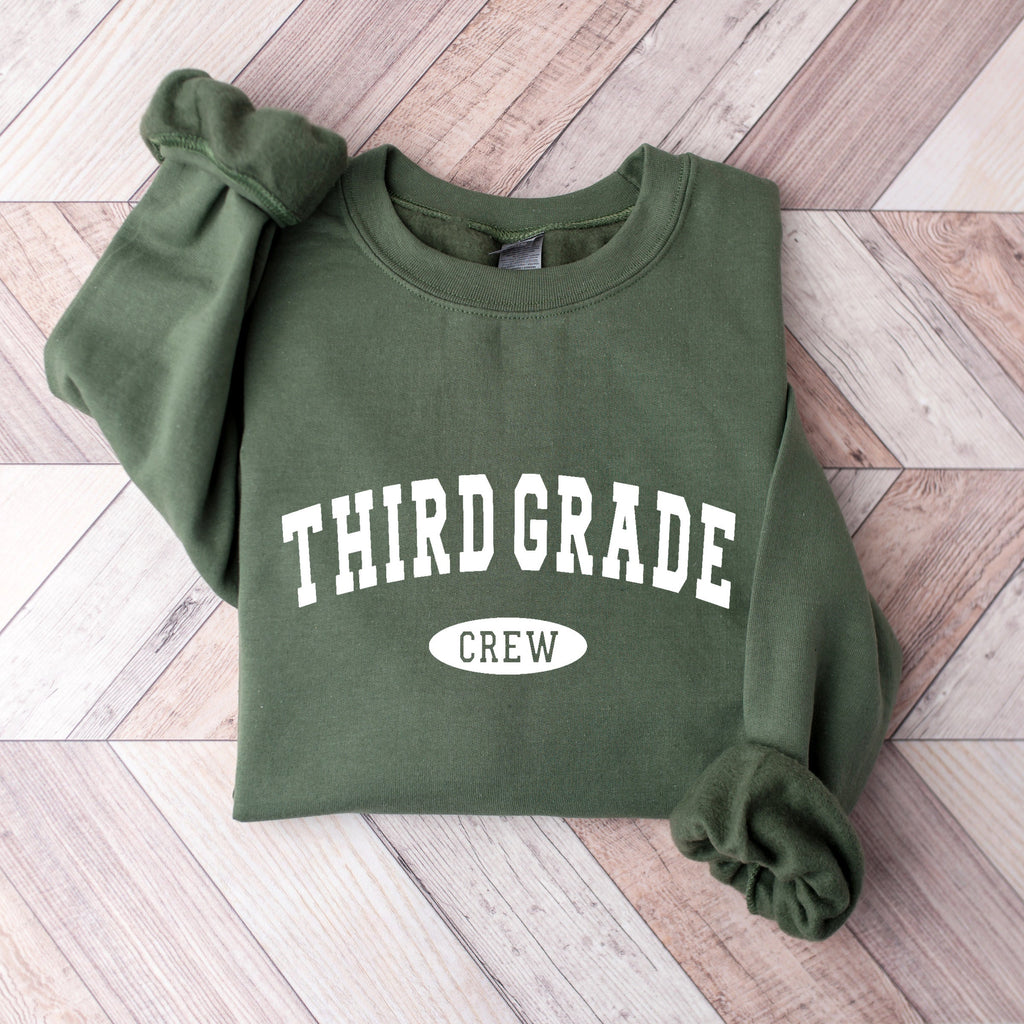 Personalized Teacher Sweatshirt, Grade Level Group Teacher Shirts, Matching Teacher Team Crewneck, Back to School