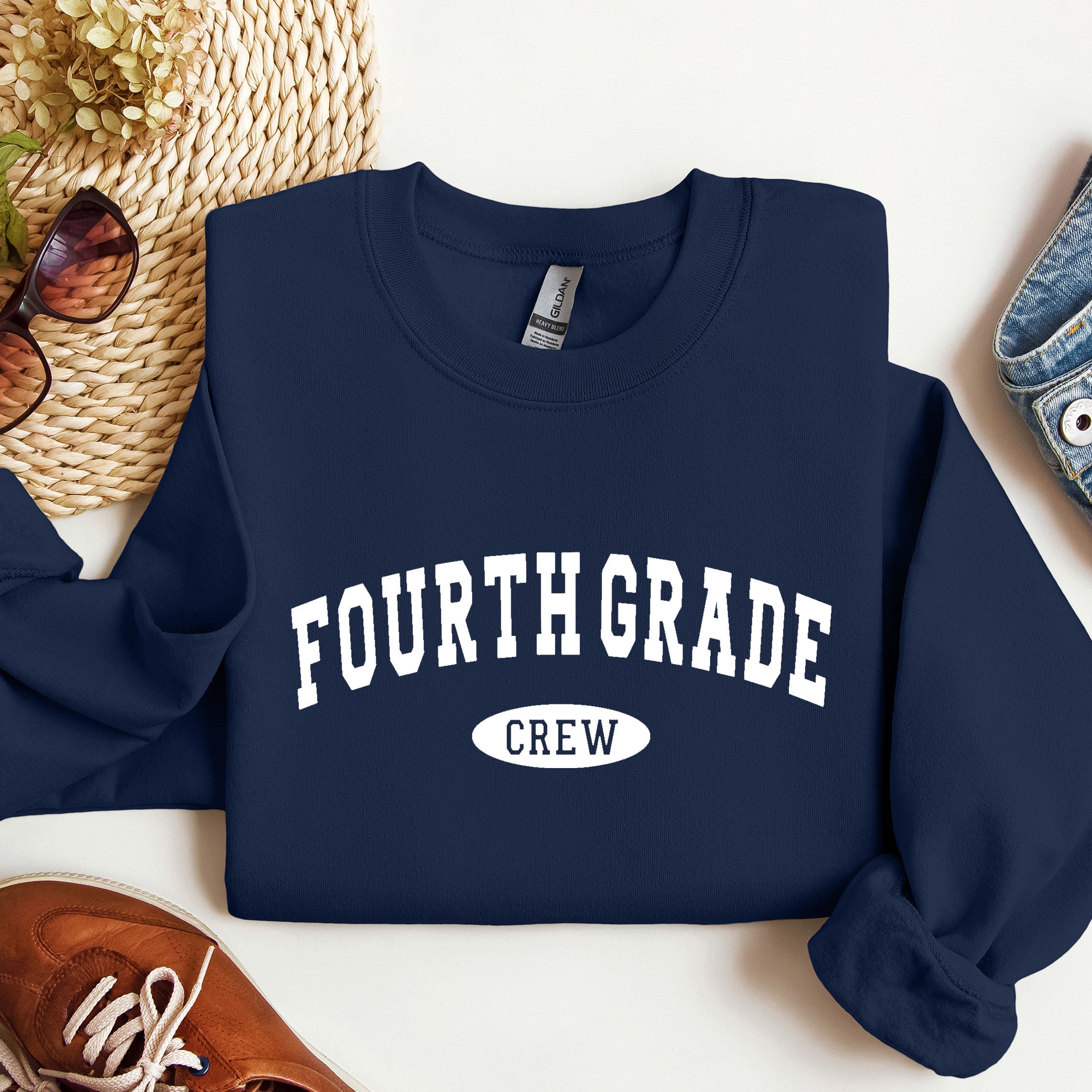 Personalized Teacher Sweatshirt, Grade Level Group Teacher Shirts, Matching Teacher Team Crewneck, Back to School