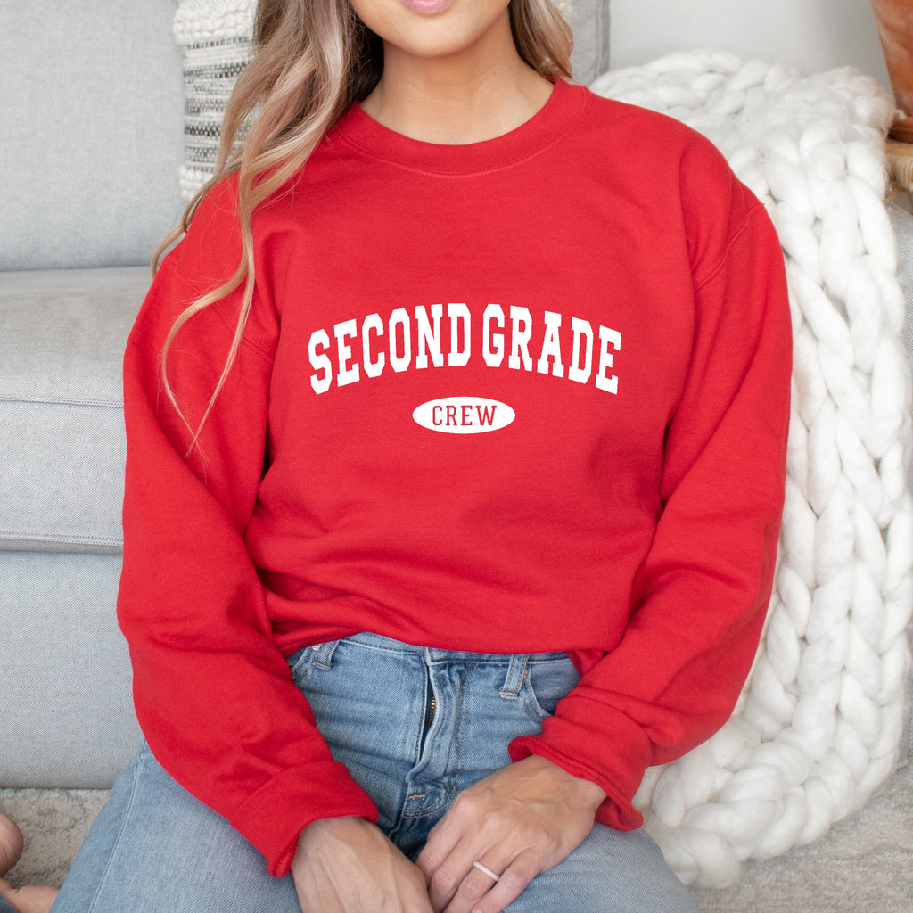 Personalized Teacher Sweatshirt, Grade Level Group Teacher Shirts, Matching Teacher Team Crewneck, Back to School