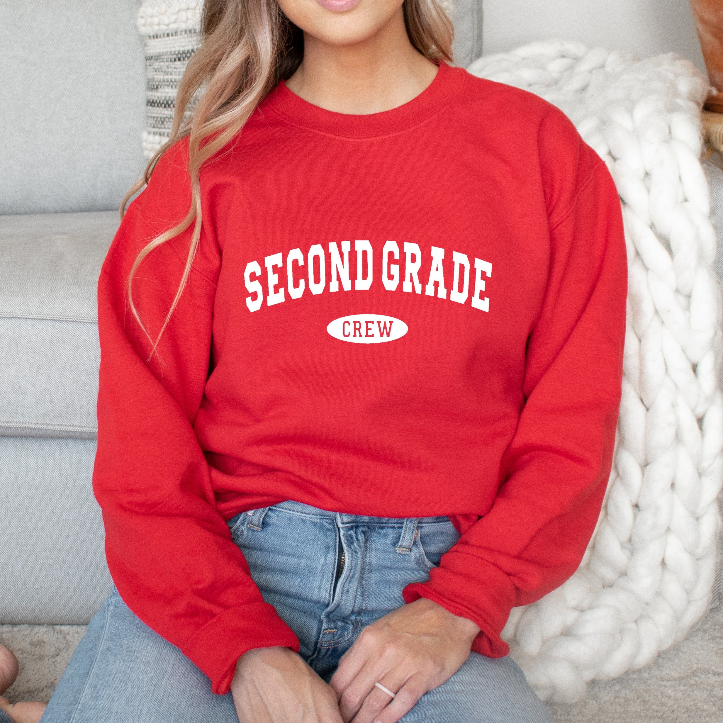 Personalized Teacher Sweatshirt, Grade Level Group Teacher Shirts, Matching Teacher Team Crewneck, Back to School