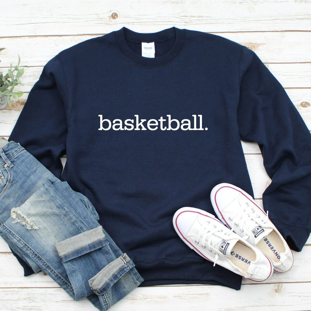 Basketball Sweatshirt, Basketball Mom Crewneck, Basketball Dad, Basketball Team Shirts
