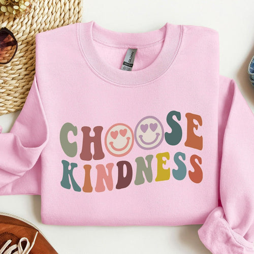 Choose Kindness Sweatshirt, Cute Teacher Be Kind Crewneck, Positive Affirmation Sweater, Group Teacher Shirts