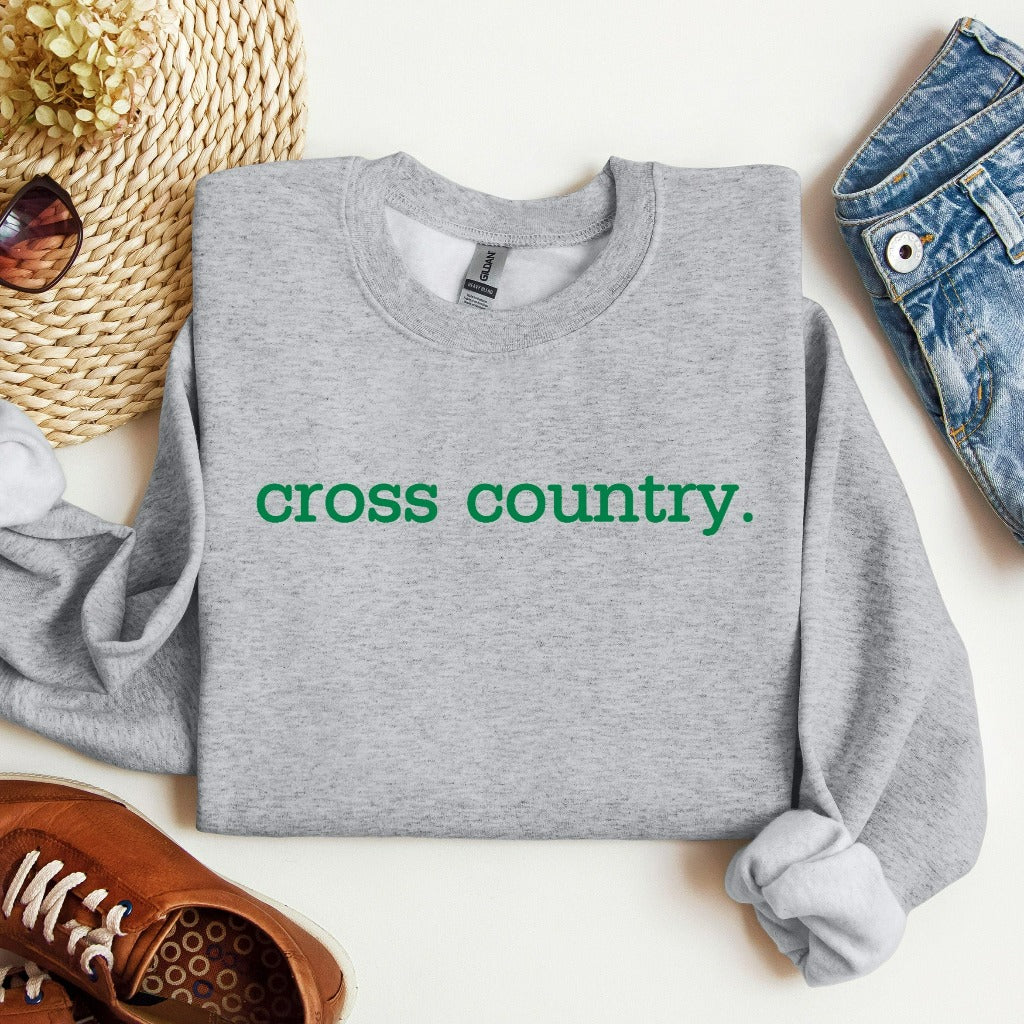 Cross Country Sweatshirt, Cross Country Crewneck, Cross Country Mom Shirt, Cross Country Coach Gift