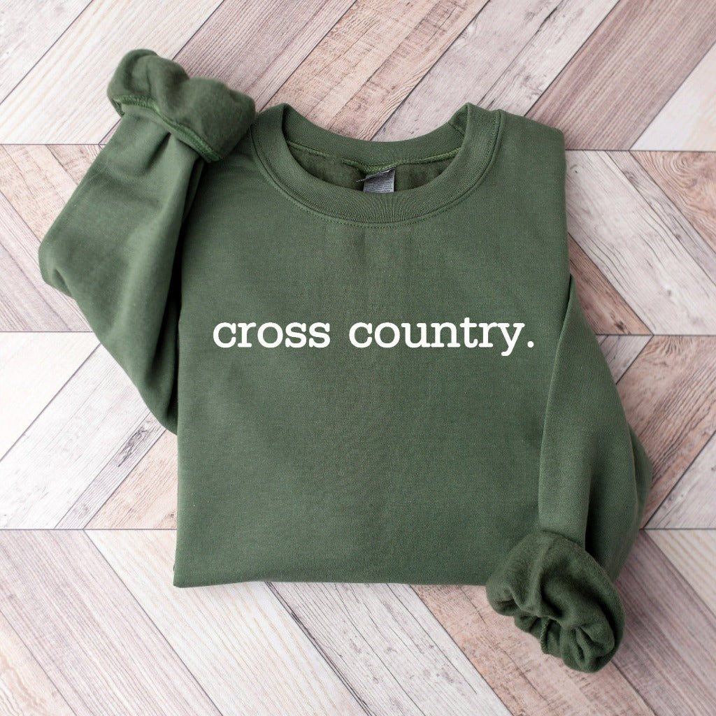 Cross Country Sweatshirt, Cross Country Crewneck, Cross Country Mom Shirt, Cross Country Coach Gift