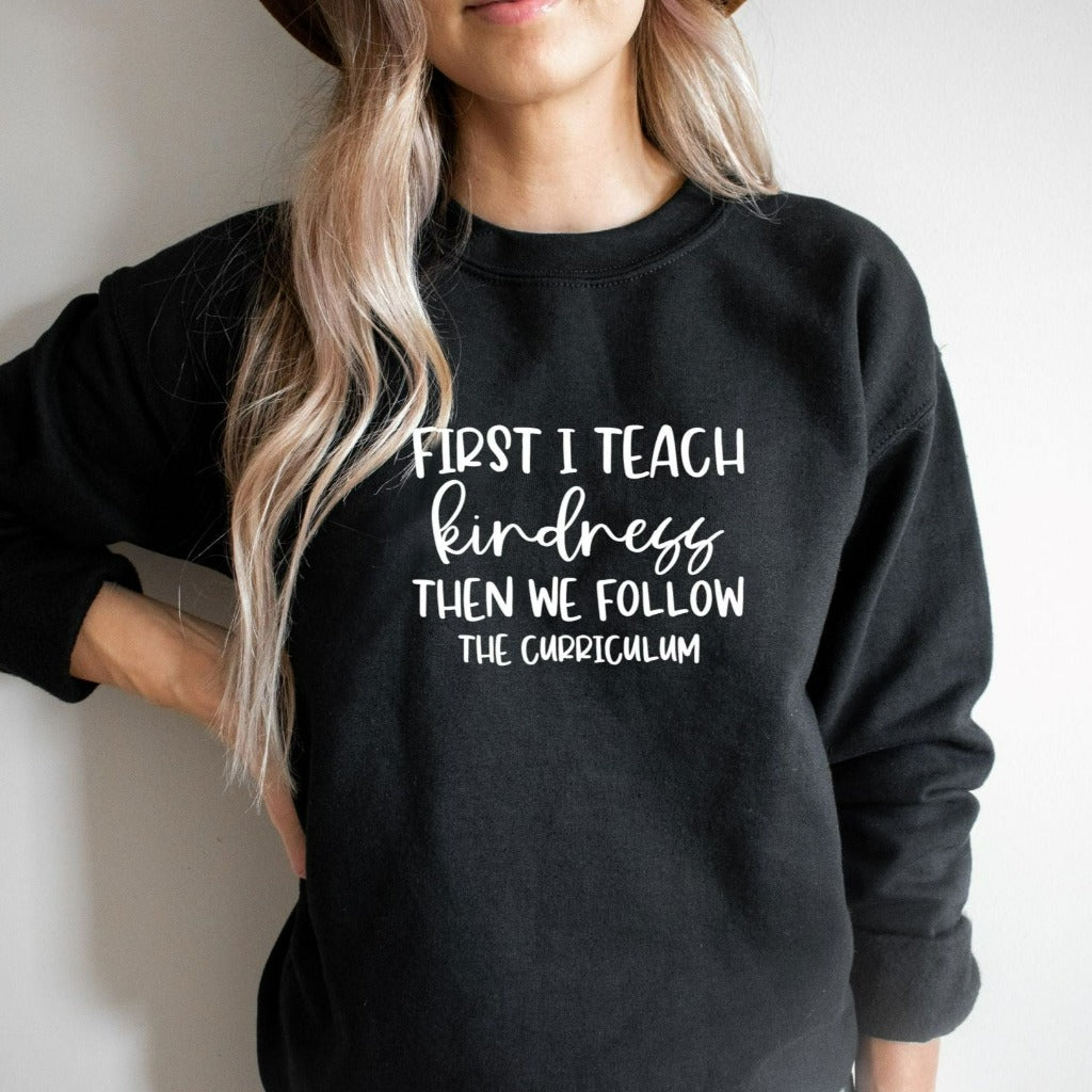 Kindness Teacher Sweatshirt, Teacher Appreciation Gift, Teacher Shirts, Back to School Crewneck