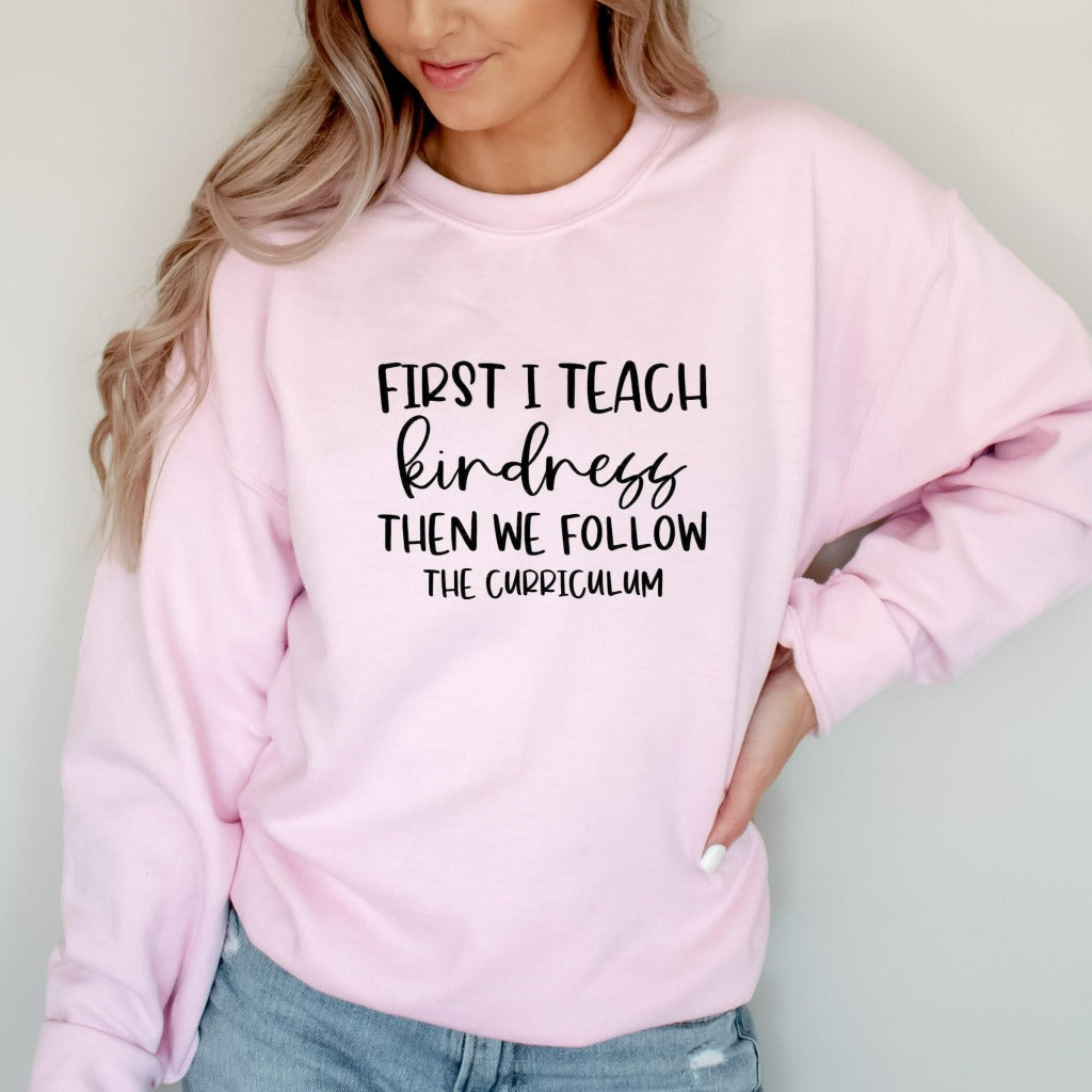 Kindness Teacher Sweatshirt, Teacher Appreciation Gift, Teacher Shirts, Back to School Crewneck