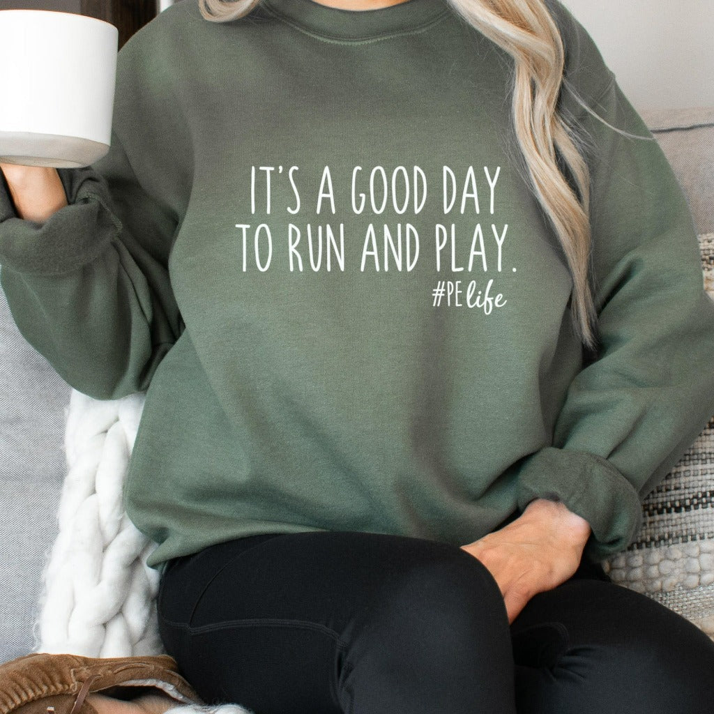 PE / Phy Ed / Gym Teacher Sweatshirt, Gym Teacher Crewneck, Gift for Gym Teacher