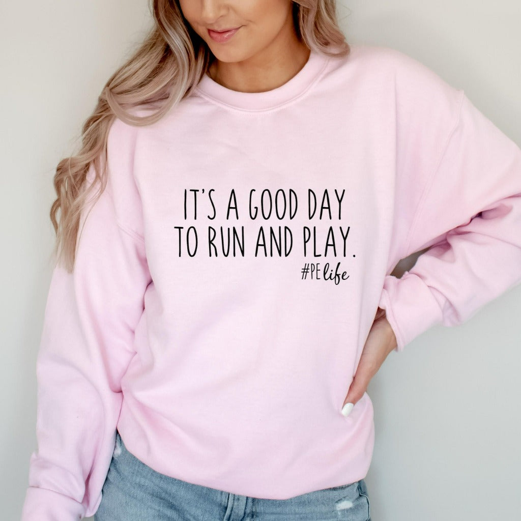 PE / Phy Ed / Gym Teacher Sweatshirt, Gym Teacher Crewneck, Gift for Gym Teacher