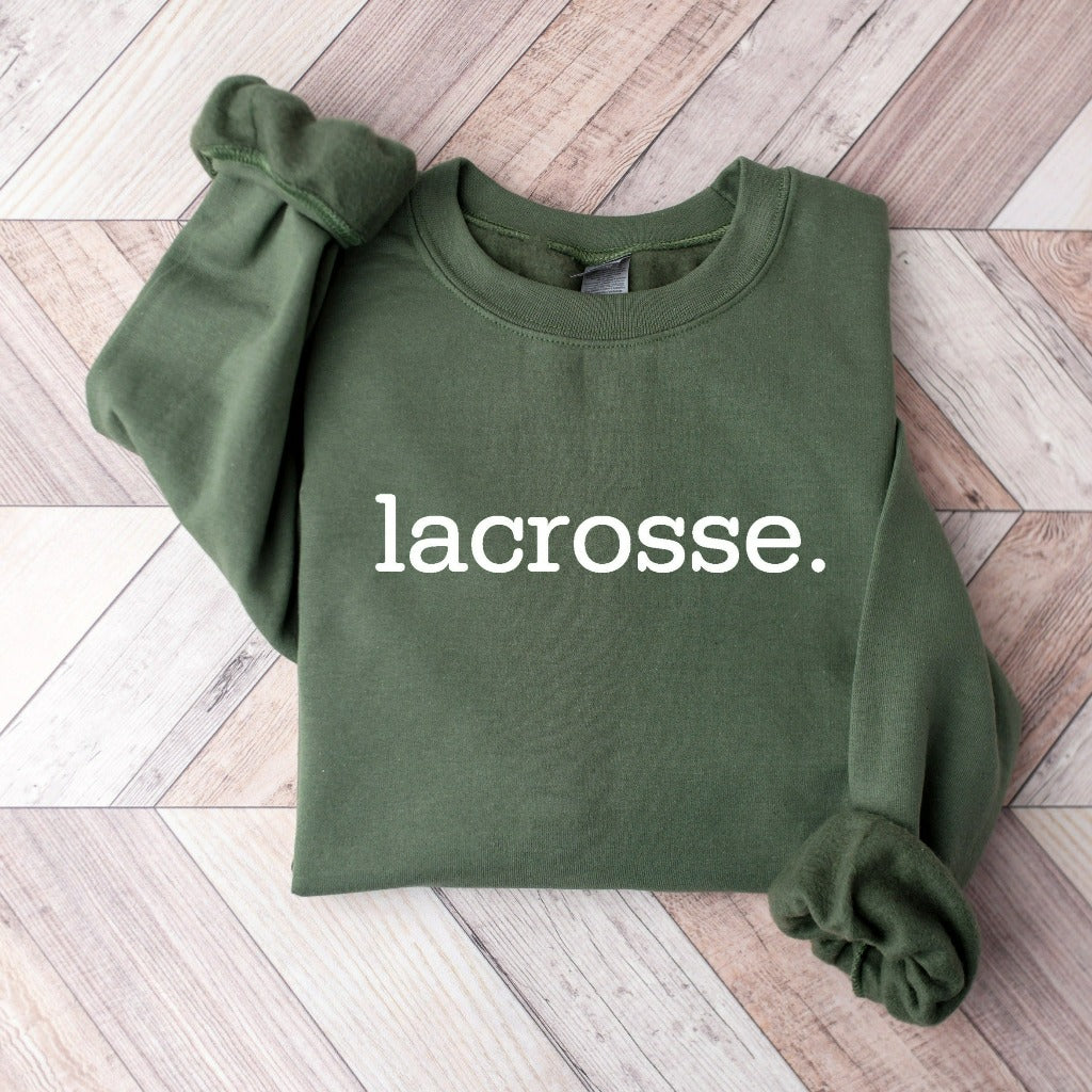 Lacrosse Sweatshirt, Lacrosse Mom Crewneck, Lacrosse Mom Shirt, Lacrosse Mom Gift, Lacrosse Dad