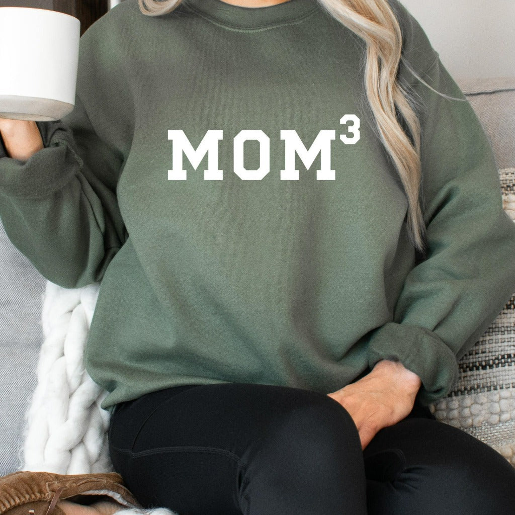 Personalized Mom Sweatshirt, Mothers Day Gift, Mom Hospital Outfit. Outnumbered Mom Crewneck
