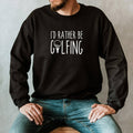Golf Crewneck Sweatshirt, I'd Rather Be Golfing Shirt, Gift for Golfer, Golf Gifts, Fathers Day Gift