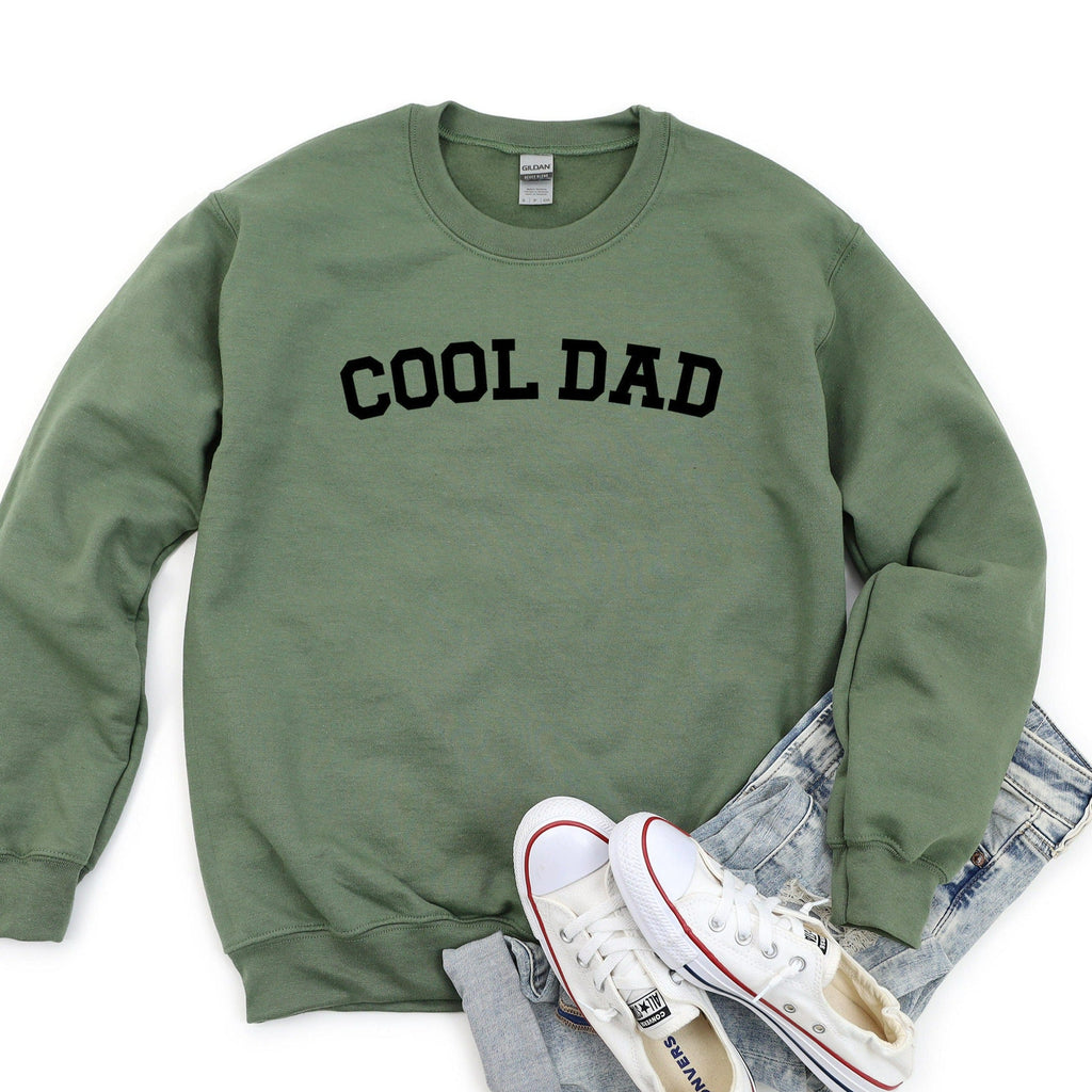 Cool Dad Crewneck Sweatshirt, Dad Shirt, Fathers Day Gift from Wife and Kids, Best Dad TShirt, New Dad Shirt