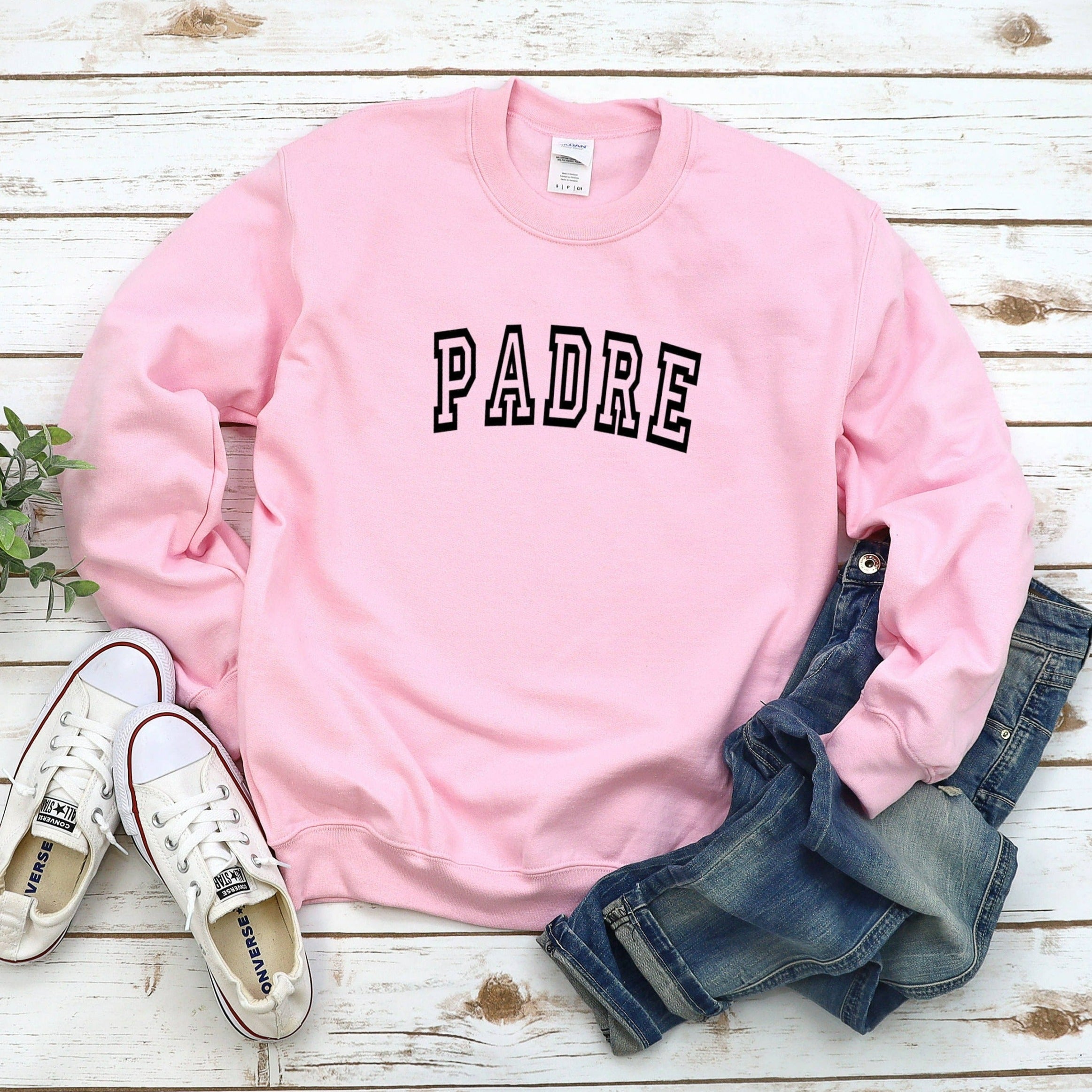 Padre Crewneck Sweatshirt, New Dad Shirt, Daddy TShirt, Father's Day Gift, Dad Life, Gift for New Dad