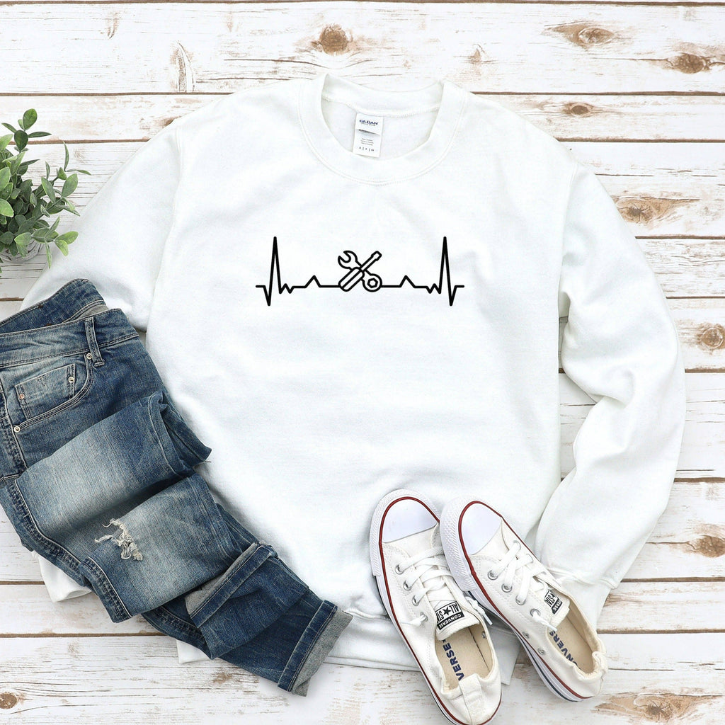Carpenter Shirt, Handyman Crewneck Sweatshirt, Fathers Day Gift, Dad Shirt, Mechanic Graphic Tee